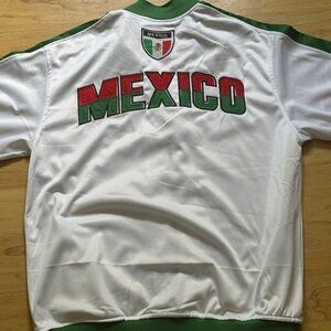 Jersey Jacket Nation MEXICO / Size L / White-Green-Red / Cond: Brand New